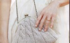 Vintage Glamour Clutch Knitting Pattern