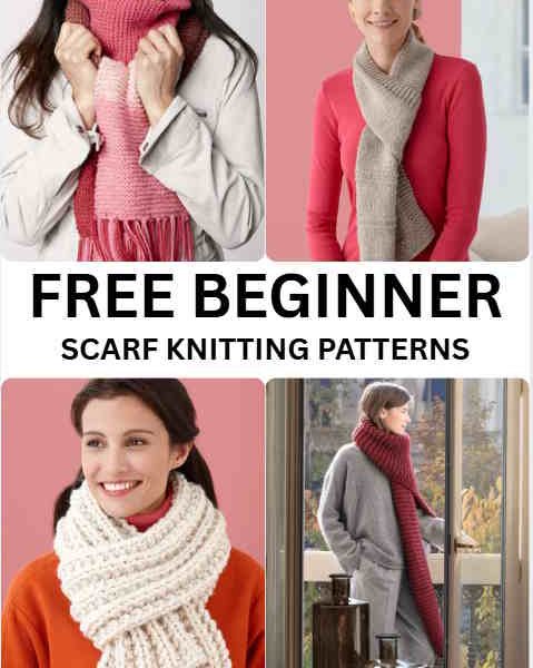 Free Scarf Knitting Patterns For Beginners PDF