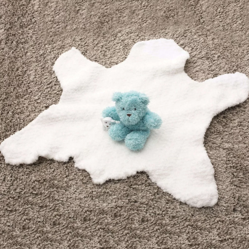 free knitting pattern for a bear skin rug