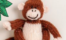 Free Knitting Pattern for Little Monkey Toy