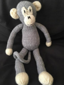 Free Knitting Pattern for a Cheery Monkey