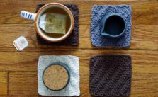 Free Fusilli Coaster Knitting Pattern
