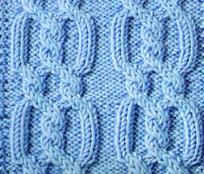 Chains and Twists Cable Knitting Stitch