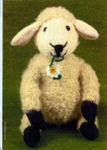 Free Knitting Pattern for Lucy the Lamb