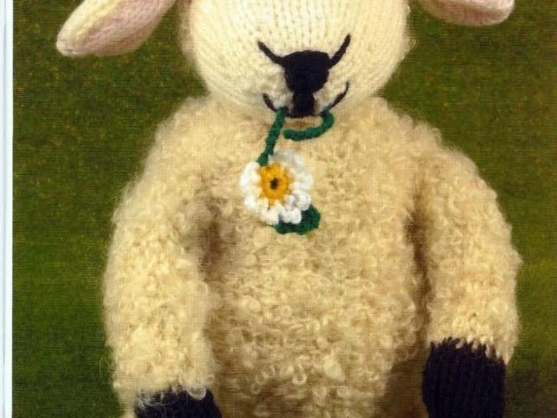 Free Knitting Pattern for Lucy the Lamb