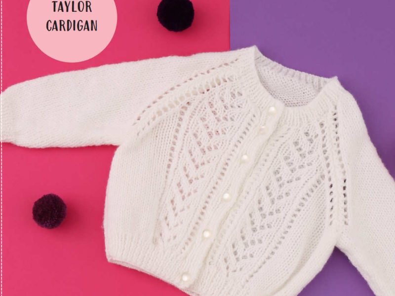 Taylor Cardigan in Create Baby DK – Downloadable PDF