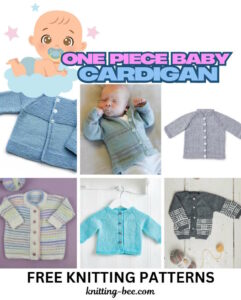 Free One Piece Baby Cardigan Knitting Patterns