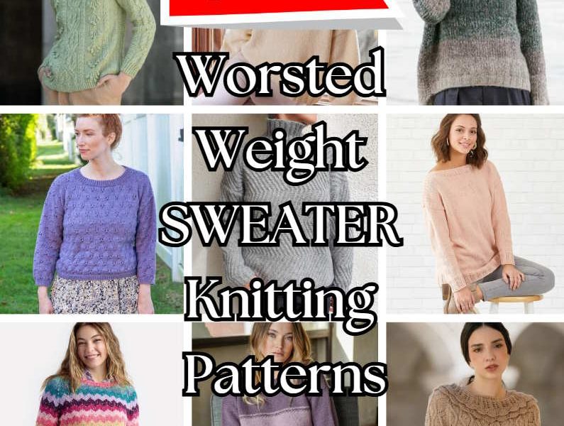 Free Worsted Weight Sweater Knitting Patterns