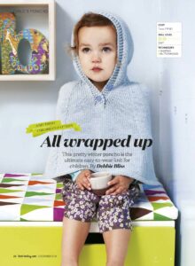 Knitting Pattern for a Children's Poncho