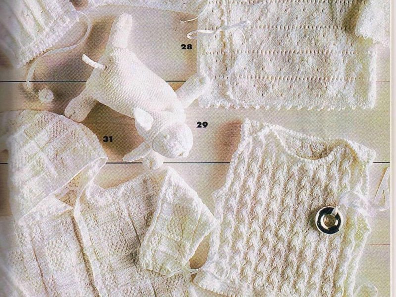 Lace Baby Set Knitting Patterns