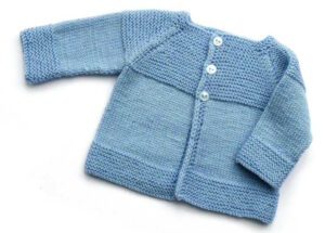 Top Down Baby Jacket Free Knitting Pattern Free One-Piece Baby Cardigan Patterns