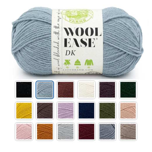 Lion Brand Wool-Ease yarn for beginners