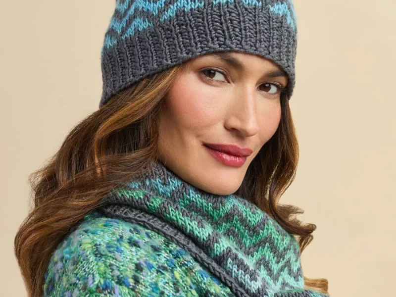 Free Knitting Pattern for Ziggy Hat and Cowl – Reimagined