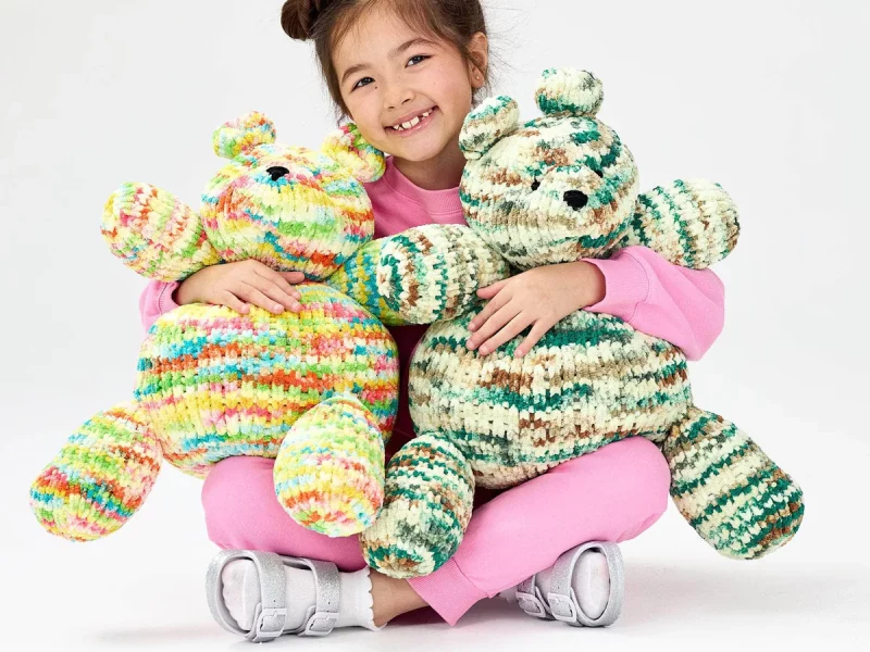 Groovy Grizzly – Free Bear Knitting Pattern