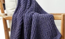 Ripples Knit Throw – Free Knitting Pattern