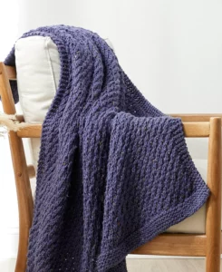 Ripples Knit Throw – Free Knitting Pattern