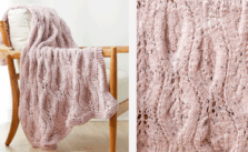 Large Lace Throw – Free Knit Pattern