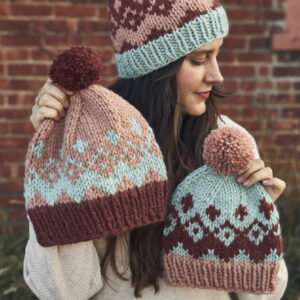 Hue & Me Toboggan Beanies – Free Knitting Pattern