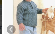 Polo Jumper Free Toddler Knitting Pattern