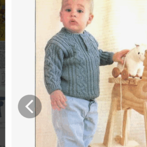 Polo Jumper Free Toddler Knitting Pattern