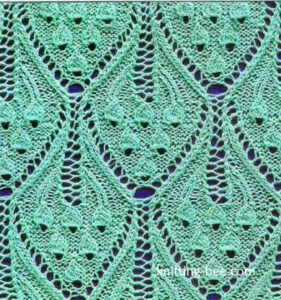 Royal Lamp Lace Stitch Free Pattern