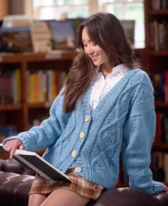 Amelie Argyle Cardigan Free Knitting Pattern