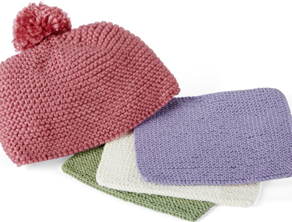 Easy Knitting Patterns for Beginners - garter stitch hat