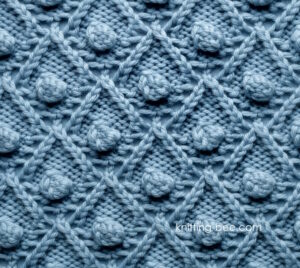 Lacy Bobble Stitch Pattern Free Knitting Stitch