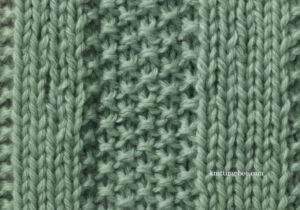 Moss Stitch Rib Free Knitting Pattern
