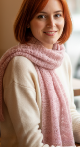 Parisienne Chic Free Scarf Knitting Pattern