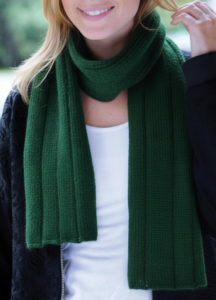 Cozy Ribbed Scarf – Free Beginner Knitting Pattern