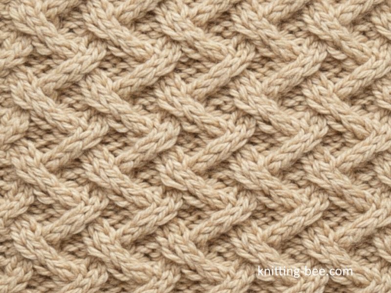 Aran Lattice Cable Stitch Pattern Free