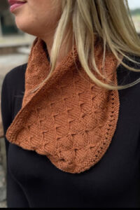 Butterfly Stitch Cowl Free Knit Pattern