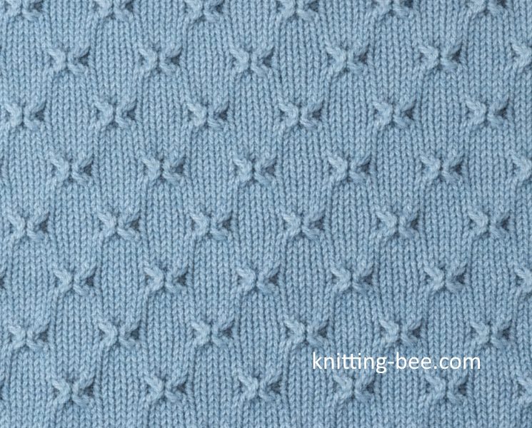 Dainty Butterfly Cable Free Knitting Stitch