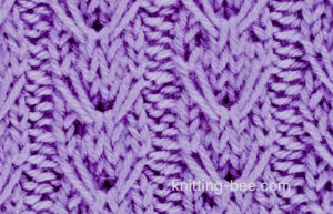 Drop-Slip Ladder V Texture Stitch