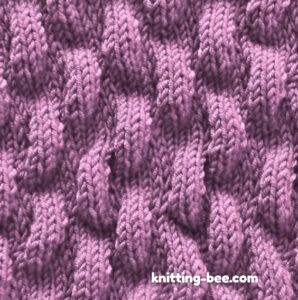 Free Puffed Stitch Knitting Pattern