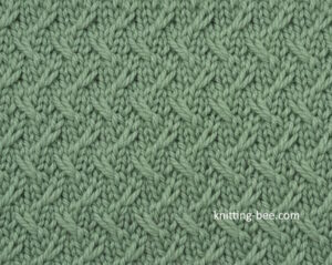 Slip Stitch Weave Free Knitting Stitch