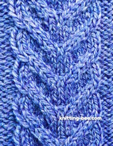 Staghorn Cable Free Knitting Stitch