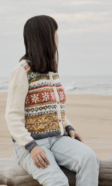 Amalia Cardigan Free Fair Isle Knit Pattern