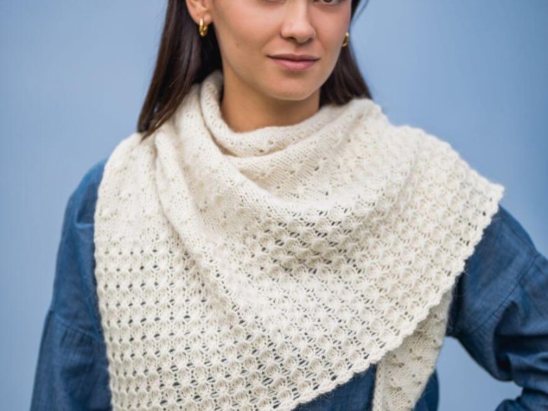 Free Knitting Pattern Macela Shawl