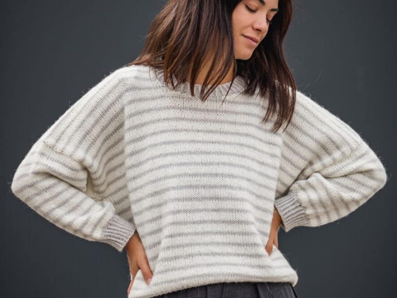 Maria Riscas Sweater Free Knitting Pattern