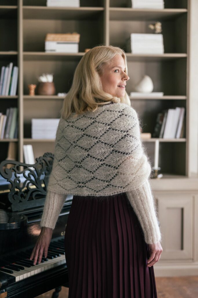 Myrna Lace Wrap Free Knitting Pattern
