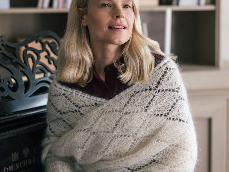 Myrna Lace Wrap Free Knitting Pattern