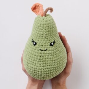 Free Crochet Pear Amigurumi Pattern