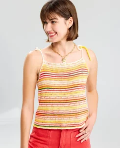 Free Knitting Pattern for a Summer Tank Top