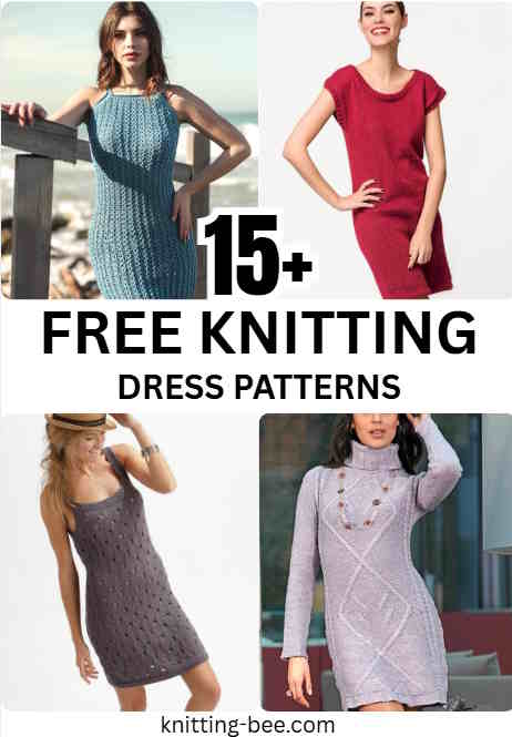 15 Free Dress Knitting Patterns for Beginners