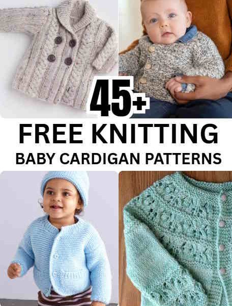 Free Knitting Patterns for Baby Cardigans