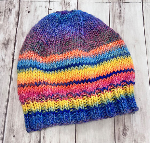 free seamless baby hat knitting pattern