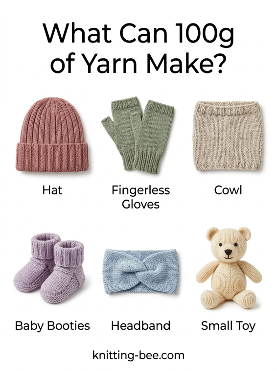 Knitting projects you can make with 100g of yarn