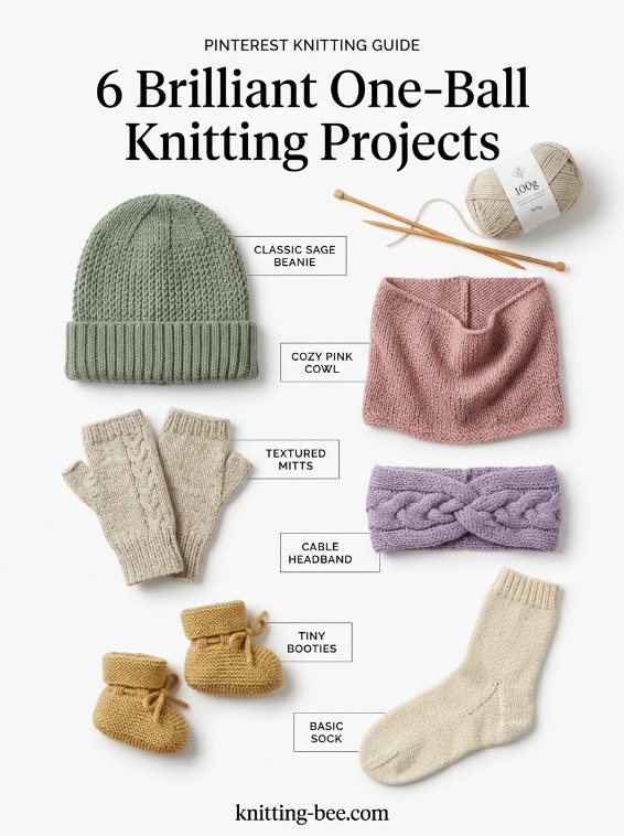 Best one ball knitting projects using 100g of yarn